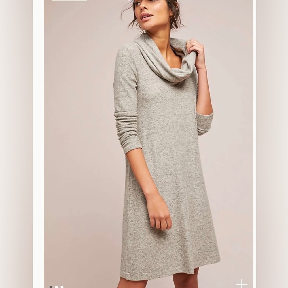 Gray sweater dress.  Size small.
